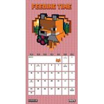 Minecraft Square Calendar 2025