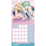 Hatsune Miku Square Calendar 2025