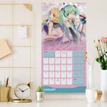 Hatsune Miku Square Calendar 2025