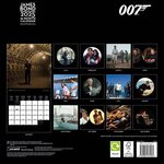 James Bond 2025 Square Calendar