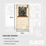 Lord Of The Rings Square Calendar 2025