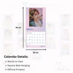 Seventeen Square Calendar 2025