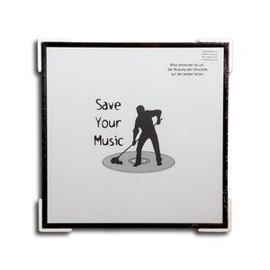 Protected LP cover picture frame