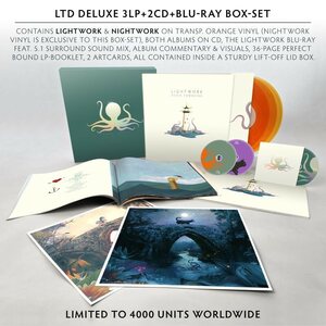 Devin Townsend – Lightwork 3LP+2CD+Blu-ray Box Set Coloured Vinyl.