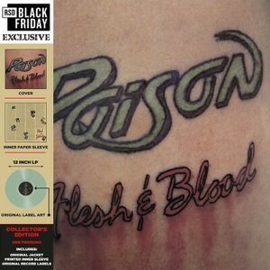 Poison – Flesh & Blood LP Coloured Vinyl
