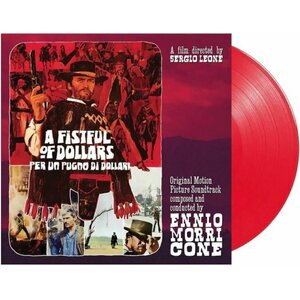 Ennio Morricone ‎– A Fistful Of Dollars - Per Un Pugno Di Dollari LP Red Vinyl