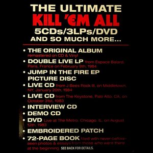 Metallica – Kill 'Em All 2LP+5CD+DVD Box Set