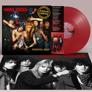 Hanoi Rocks – Oriental Beat – 40th Anniversary Re(al)mix LP Red Vinyl