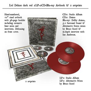 Jethro Tull – RökFlöte 2LP+2CD+Blu-ray Box Set