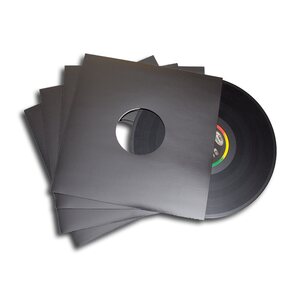 LP maxi cover black deluxe 25kpl