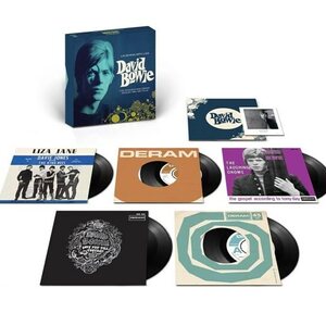 David Bowie – Laughing With Liza - The Vocalion And Deram Singles 1964-1967+ 5x7" Box Set