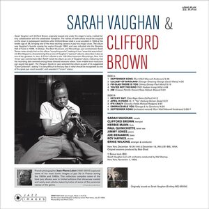 Sarah Vaughan & Clifford Brown – Sarah Vaughan & Clifford Brown LP