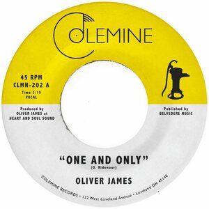 Oliver James – One And Only 7"
