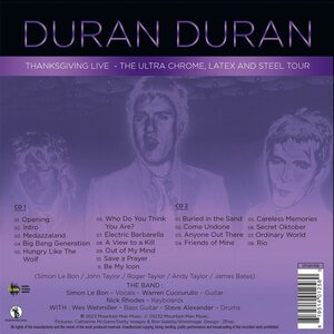 Duran Duran – The Ultra Chrome, Latex And Steel Tour 2CD