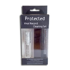Protected Vinyl Record Cleaning Set