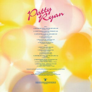 Patty Ryan – Love Is The Name Of The Game LP Blue Vinyl