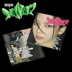 Aespa – MY WORLD CD POSTER Version KARINA Cover