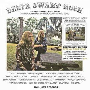 Soul Jazz Records presents / Delta Swamp Rock – Sounds From The South: At The Crossroads Of Rock, Country And Soul LP Gold Vinyl