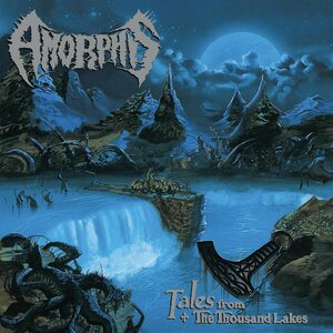 Amorphis – Tales From The Thousand Lakes LP Royal Blue and Baby Blue Galaxy Merge Vinyl