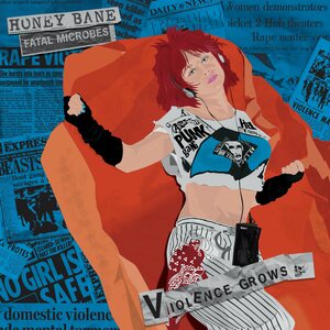 Honey Bane, Fatal Microbes – Violence Grows 12" Coloured Vinyl