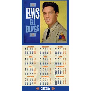 ELVIS 2024 COLLECTORS EDITION RECORD SLEEVE CALENDAR