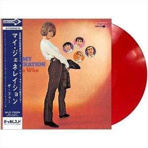 Who ‎– My Generation LP Red Vinyl Japan