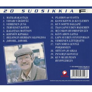 Juha Vainio - 20 Suosikkia - Käyn Ahon Laitaa CD