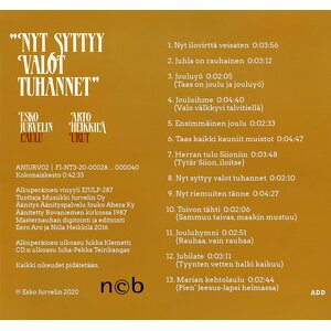 Nyt syttyy valot tuhannet CD
