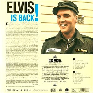 Elvis Presley – Elvis Is Back! LP
