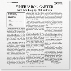 Ron Carter – Where? LP (Original Jazz Classics)