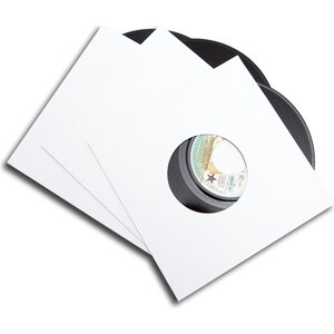 Protected cover cardboard 7" 20kpl white