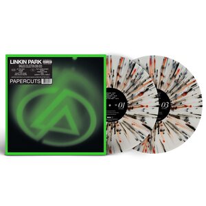 Linkin Park – Papercuts 2LP Clear, Black & Red Splatter Vinyl