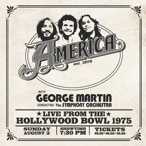 America – Live From The Hollywood Bowl 1975 2LP Coloured Vinyl