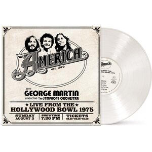 America – Live From The Hollywood Bowl 1975 2LP Coloured Vinyl