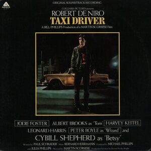 Bernard Herrmann ‎– Taxi Driver (Original Soundtrack Recording) LP