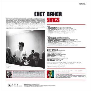 Chet Baker ‎– Chet Baker Sings LP