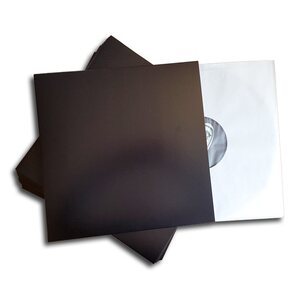 LP cover black deluxe 25kpl