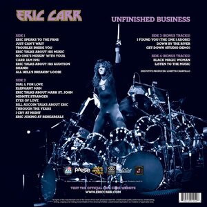 Eric Carr from KISS – Unfinished Business: The Deluxe Editon 2LP Box Set Coloured Vinyl