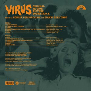 Goblin / Gianni Dell'Orso – Virus LP Coloured Vinyl