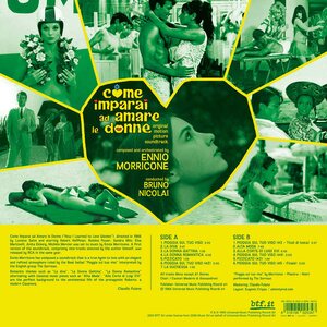 Ennio Morricone – Come Imparai Ad Amare Le Donne (Music From The Motion Picture) LP Coloured Vinyl