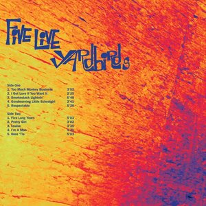 Yardbirds – 5 Live Yardbirds LP Coloured Vinyl