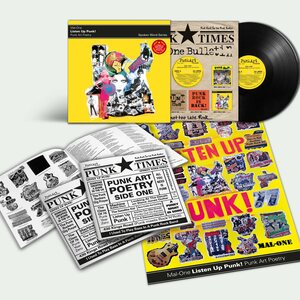 MAL-ONE – Listen Up Punk! Punk Art Poetry - Spoken Word Album LP