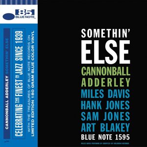 Cannonball Adderley – Somethin' Else LP (Blue Vinyl Series)