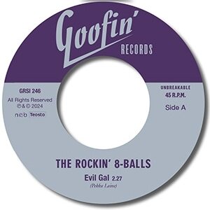 Rockin' 8-Balls – Evil Gal / Unbreakable Heart EP 7"