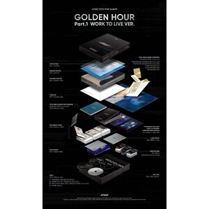ATEEZ – GOLDEN HOUR : Part.1 (WORK TO LIVE VER) 4 Discs