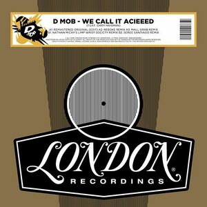 D Mob Feat. Gary Haisman ‎– We Call It Acieeed 12"