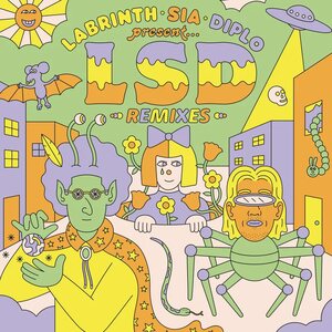 LSD (Labrinth, Sia and Diplo) – Labrinth, Sia & Diplo presents... LSD (The Remixes) LP Coloured Vinyl