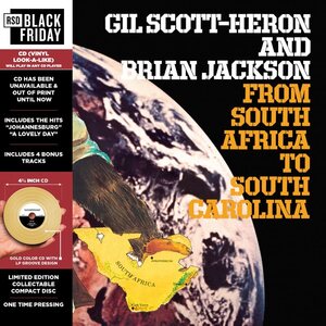 Gil Scott-Heron and Brian Jackson – From South Africa To South Carolina CD