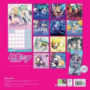 Hatsune Miku Square Calendar 2025