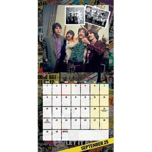 The Beatles Square Calendar 2025